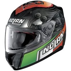 Casque De Moto Intégral Nolan N60.5 Gemini Replica 035 M. Melandri Rayé