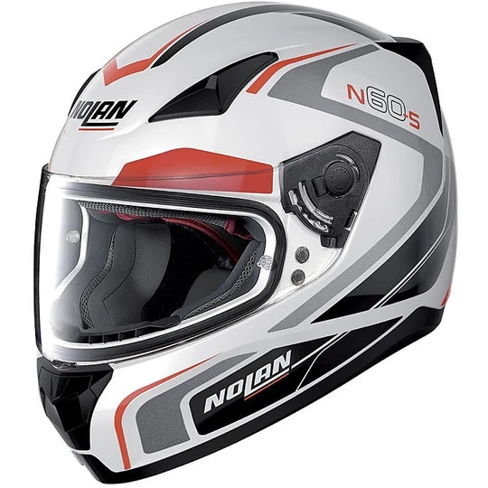 Casque De Moto Intégral Nolan N60.5 Practice 019 White Metal