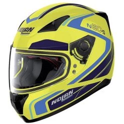 Casque De Moto Intégral Nolan N60.5 PRATIQUE 023 Led Jaune