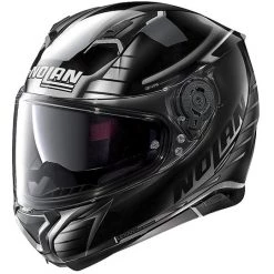 Casque De Moto Intégral Nolan N87 AULICUS N-Com 080 Métal Noir