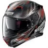 Casque De Moto Intégral Nolan N87 CARNIVAL N-Com 084 Matt Black Red