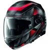 Casque De Moto Modulaire Approbation P/J Nolan N100.5 Plus STARBOARD N-Com 041 Matt Red