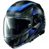 Casque De Moto Modulaire Approbation P/J Nolan N100.5 Plus STARBOARD N-Com 043 Matt Blue