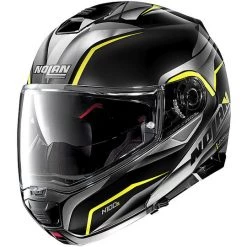 Casque De Moto Modulaire Nolan N100.5 BALTEUS N-Com 043 Glossy Black Yellow