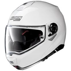 Casque De Moto Modulaire Nolan N100.5 Classic N-Com Blanc 005