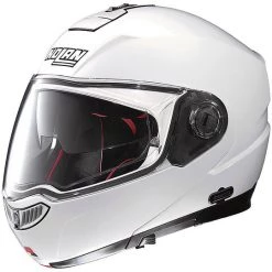 Casque De Moto Modulaire Nolan N104 Absolute Classic N-COM 05 Glossy White