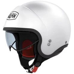 Casque De Moto Nolan N21 Classic 005 Mini-Jet Blanc Brillant