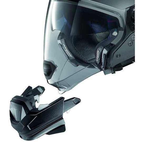 Casque De Moto ON-OFF Nolan N70.2 GT Special N-Com 015 Pure White Crossover – Image 4