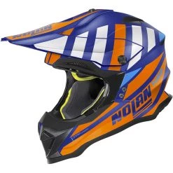 Casque Moto Cross Enduro Nolan N53 CLIFFJUMPER 077 Imperator Matt Blue