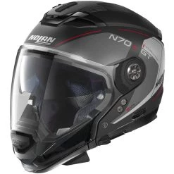Casque Moto Crossover Nolan N70.2 GT LAKOTA N-Com 035 Matt Black Red