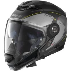 Casque Moto Crossover Nolan N70.2 GT LAKOTA N-Com 036 Matt Black Yellow
