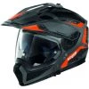 Casque Moto Crossover Nolan N70.2 X TORPEDO N-Com 044 Orange Lava Gris Mat