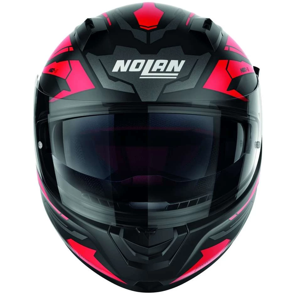 Casque Moto Intégral Nolan N60.6 ANCHOR 022 Rouge Mat – Image 2
