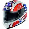Casque Moto Intégral Nolan N60.6 GEMINI REPLICA 050 C. Stoner Blanc Brillant