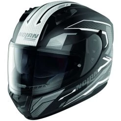 Casque Moto Intégral Nolan N60.6 PERCEPTOR 025 Blanc Mat