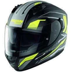 Casque Moto Intégral Nolan N60.6 PERCEPTOR 027 Jaune Mat