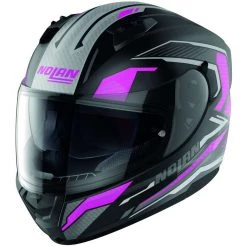 Casque Moto Intégral Nolan N60.6 PERCEPTOR 028 Rose Mat