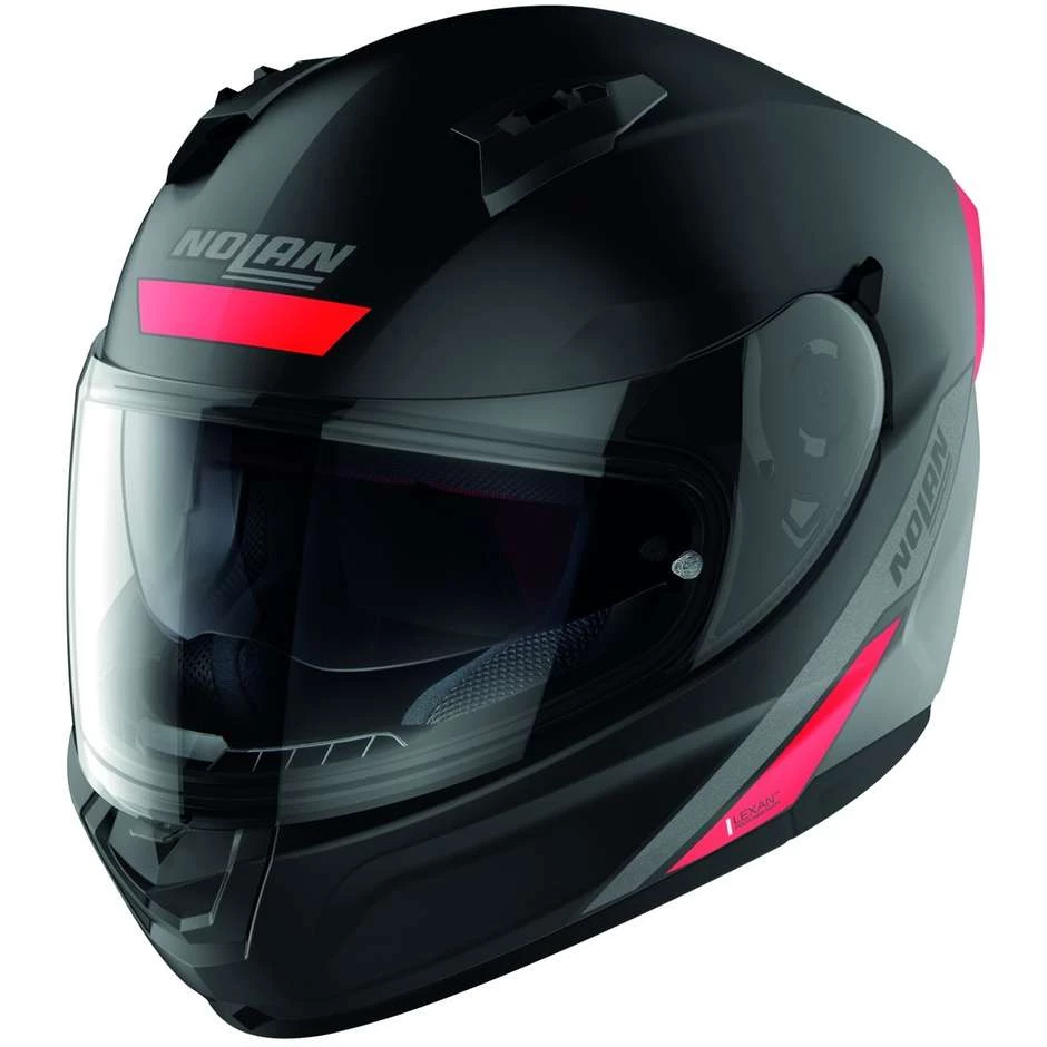 Casque Moto Intégral Nolan N60.6 STAPLE 041 Rouge Mat
