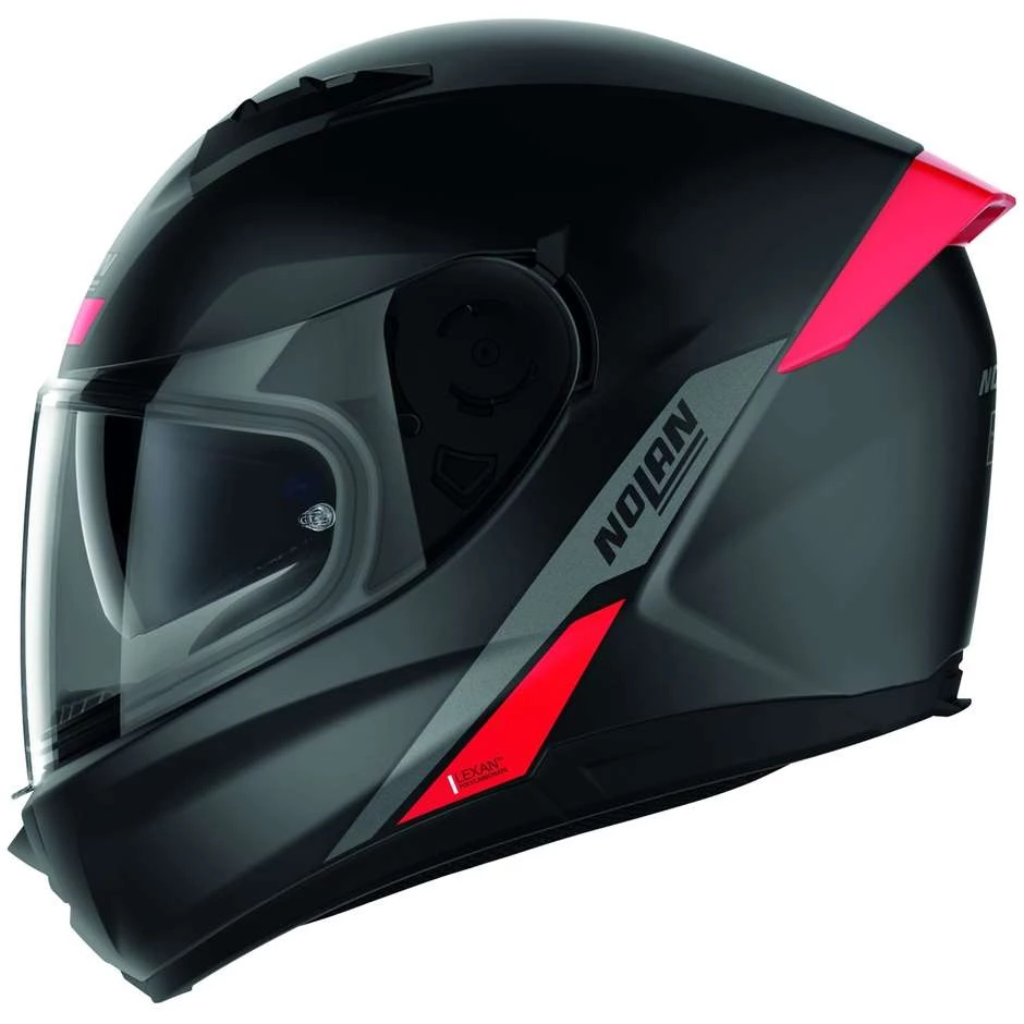 Casque Moto Intégral Nolan N60.6 STAPLE 041 Rouge Mat – Image 3