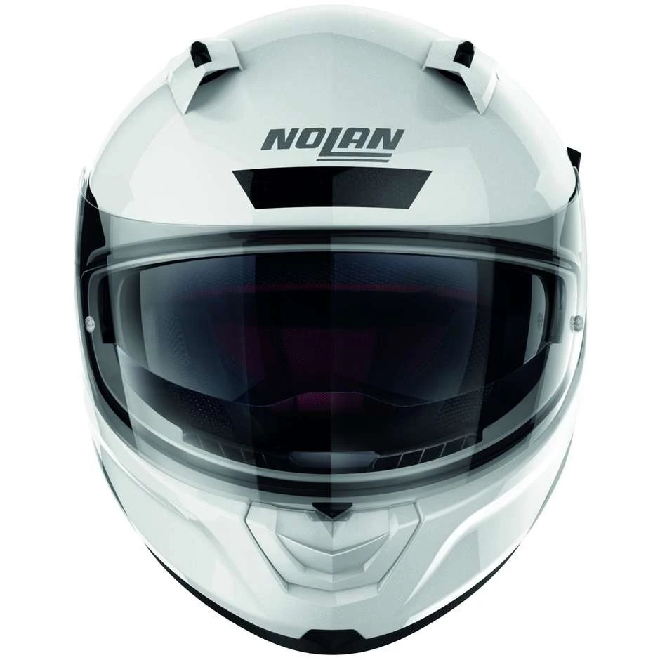 Casque Moto Intégral Nolan N60.6 STAPLE 043 Blanc Brillant – Image 2