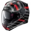 Casque Moto Intégral Nolan N87 SHOCKWAVE N-Com 104 Matt Black Red