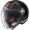 Casque Moto Jet Nolan N21 Visor AVANT-GARDE 073 Matt Black Red