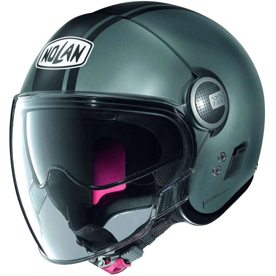 Casque Moto Jet Nolan N21 VISOR DOLCE VITA 093 Lava Grey Opaco