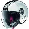 Casque Moto Jet Nolan N21 VISOR DOLCE VITA 094 Métal Blanc