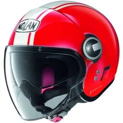 Casque Moto Jet Nolan N21 VISOR DOLCE VITA 096 Corsa Red