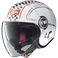 Casque Moto Jet Nolan N21 VISOR GETAWAY 060 White Metal