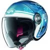 Casque Moto Jet Nolan N21 VISOR PLAYA 088 Bleu Saphir Mat