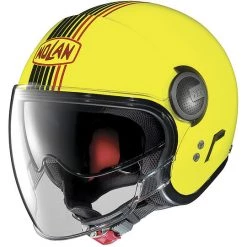 Casque Moto Mini-Jet Double Visor Nolan N21 Visor Classic Joie De Vivre 038 Led Yellow