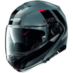 Casque Moto Modulaire Homologation P/J Nolan N100.5 HILLTOP N-Com 064 Gris Ardoise
