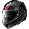 Casque Moto Modulaire Homologation P / J Nolan N100.5 LIGHTSPEED N-Com 054 Black Metal Red