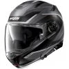 Casque Moto Modulaire Homologation P / J Nolan N100.5 Plus OVERLAND N-Com 031 Lava Grey Opaco