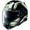 Casque Moto Modulaire Homologation P/J Nolan N100.5 UPWIND N-Com 062 Jaune Brillant