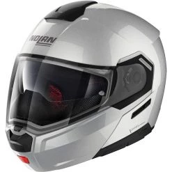 Casque Moto Modulaire P / J Nolan N90.3 SPECIAL N-Com 011 Homologation Argent Sel