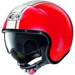 Casque Moto Nolan N21 DOLCE VITA 104 Corsa Rouge Brillant