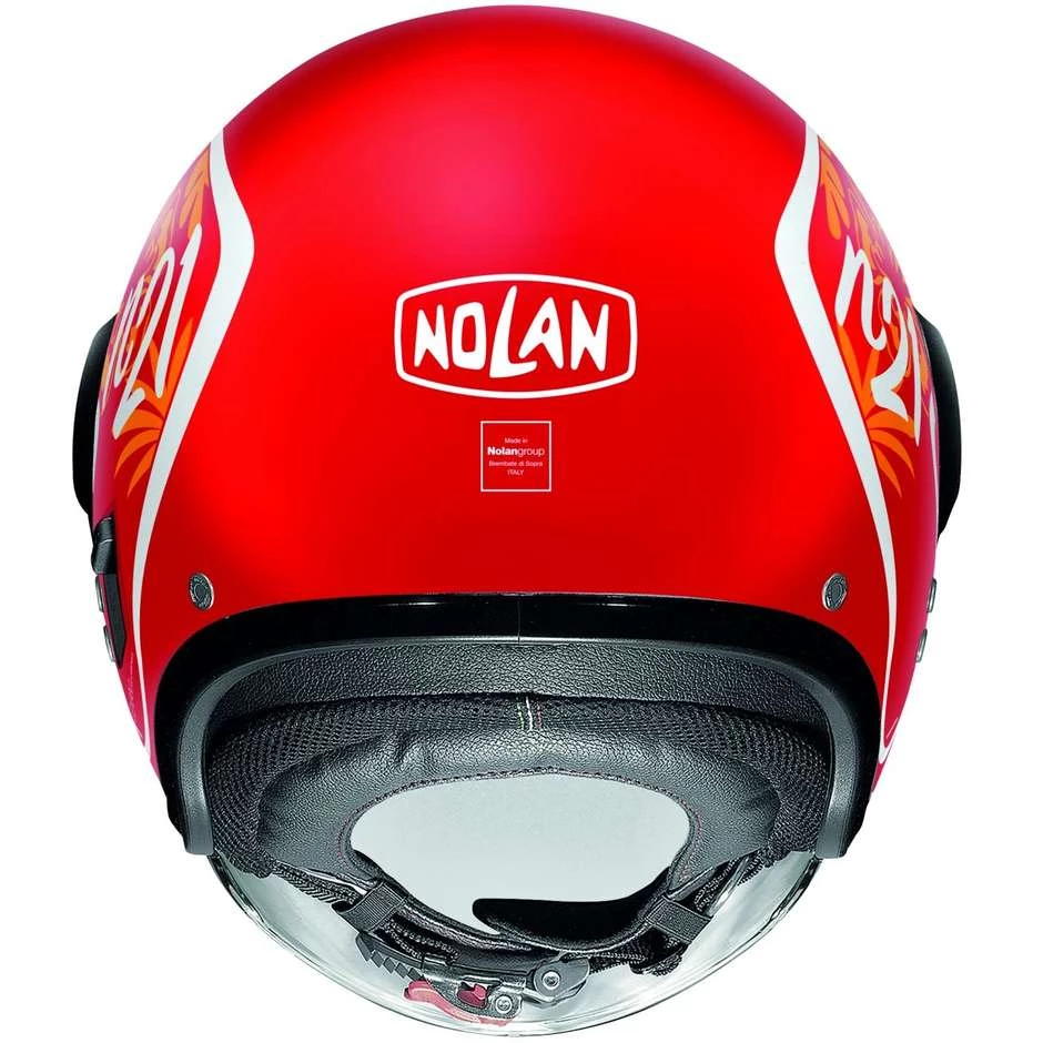 Casque Moto Nolan N21 VISOR PLAYA 087 Corsa Rouge Mat – Image 2