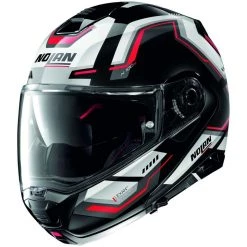 Homologation Casque Moto Modulaire P/J Nolan N100.5 UPWIND N-Com 061 Rouge Brillant