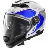 Nolan N70.2 Crossover Casque Moto GT LAKOTA N-Com 041 Blanc Métal Bleu