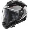 Nolan N70.2 GT LAKOTA N-Com 037 Crossover Casque Moto Noir Métal Rouge