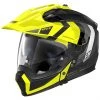 Nolan N70.2x On-Off CrossOver Casque De Moto DECURIO N-Com 030 Noir Mat Jaune