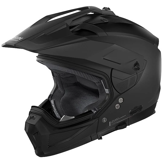 Nolan N70.2x On-Off CrossOver Casque De Moto DECURIO N-Com 030 Noir Mat Jaune – Image 7